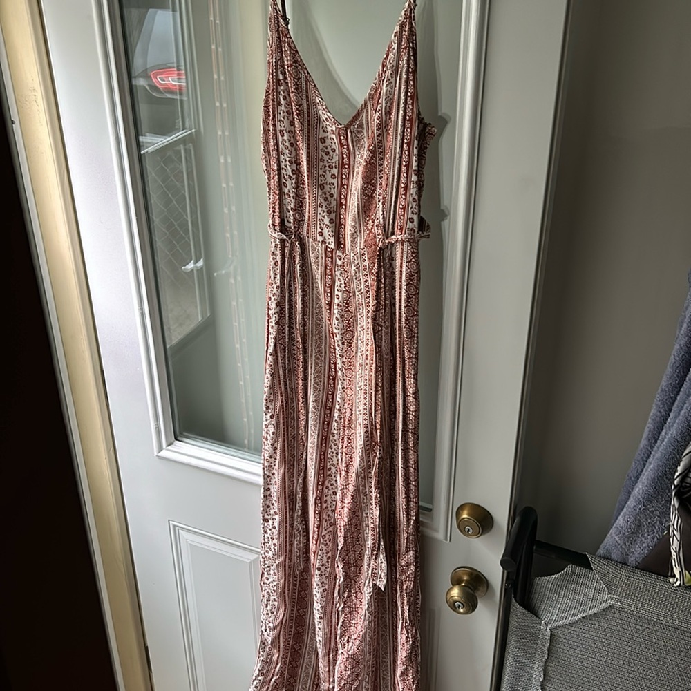 Long pant romper. Zip body suit. M. Forever 21